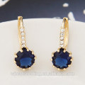 2014 Stock OL Aleación Pendiente Inlayed con Zircon Earring For Party Women